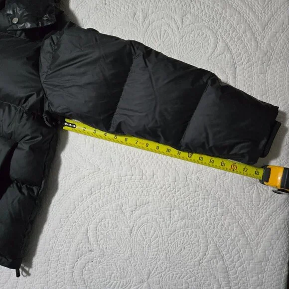 COACH Down Puffer Hooded Coat ~ Women’s ~ Medium ~ Black - Picture 7 of 16